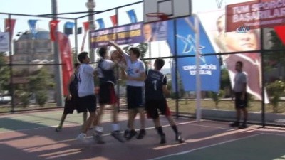 basketbol maci -  15 Temmuz’un ruhu için sokak basketbolu oynadılar  Videosu