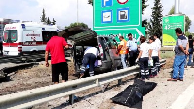korkuluk - Trafik kazası: 3 ölü, 6 yaralı - ADANA Videosu