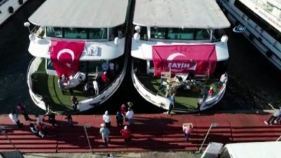 miting alani -  Vatandaşların teknelerle 15 Temmuz Şehitler Köprüsü'ne akını havadan görüntülendi Videosu