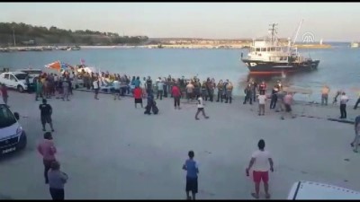 Enez'de trol tekneleri ile avlananlara tepki - EDİRNE