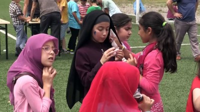 ebru sanati - Öğrenciler hem eğleniyor hem Kur'an öğreniyor - ORDU Videosu