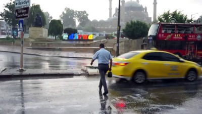 yagmurlu - Edirne'de şiddetli yağış ve fırtına Videosu