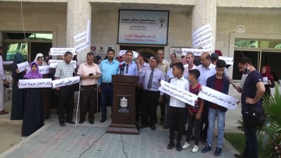 hava saldirisi - İsrail'in çocukları hedef alması protesto edildi - GAZZE Videosu