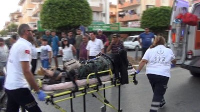 ticari arac -  Manavgat’ta trafik kazası: 2 yaralı  Videosu