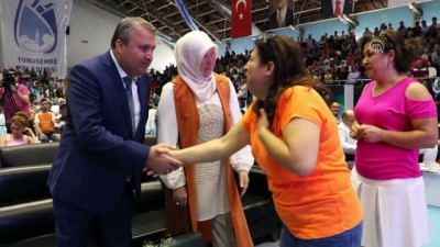 engelli vatandas - TOKİ'nin Manisa'daki projesi için kura çekimi Videosu