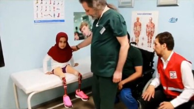 bedensel engelli -  Suriyeli Maya protezine kavuştu  Videosu