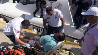 sahil guvenlik - Tekne kaptanı mavi turda fenalaştı - MUĞLA  Videosu