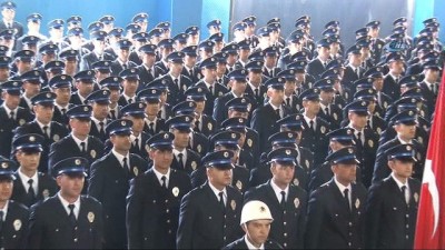 mezuniyet toreni -  Kayseri POMEM'de 622 polis adayı yemin etti  Videosu