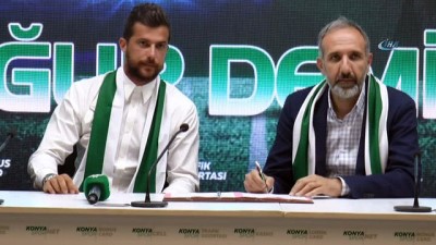 cenin - Atiker Konyaspor, Uğur Demirok ile resmi sözleşme imzaladı Videosu