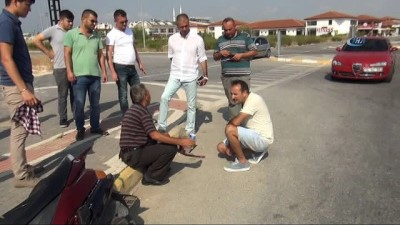 diyalog -  Antalya'da Motosikletler çarpıştı: 2 yaralı  Videosu