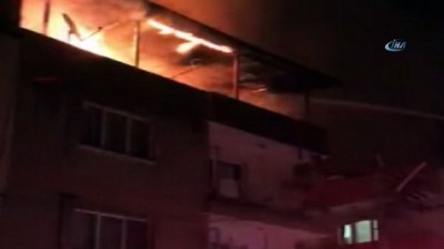 cati kati -  Apartmanın çatı katı alev alev yandı  Videosu
