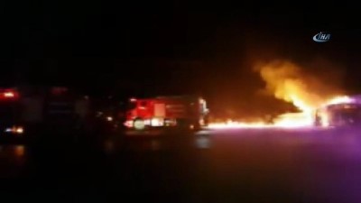 devlet hastanesi -  Hatay’da sıcak demir yüklü tır alev alev yandı  Videosu