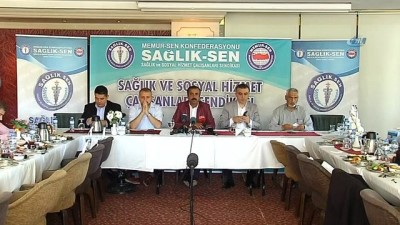 saglik calisani -  Sağlık-Sen Başkanı Memiş:'Şiddet uygulayanların yanına kar kalmaması için tutuklu yargılamanın çıkartılması gerekiyor'  Videosu