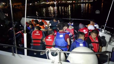 sahil guvenlik - 91 yabancı uyruklu yakalandı - ÇANAKKALE  Videosu