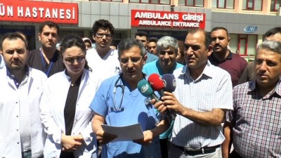 saglik calisanlarina siddet -  Sağlıkçılara şiddete Gaziantep'te tepki  Videosu