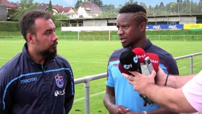 hazirlik maci - Trabzonspor'un Nijeryalı futbolcusu Ogenyi Onazi - VILLACH  Videosu