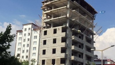 cambaz -  13 katlı inşaatta tehlikeli çalışma kamerada  Videosu