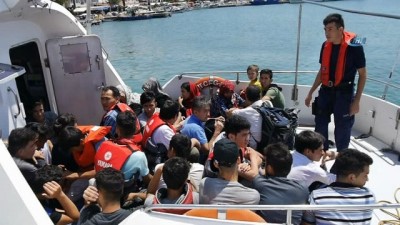 nani -  Çanakkale'de 42 kaçak göçmen yakalandı  Videosu