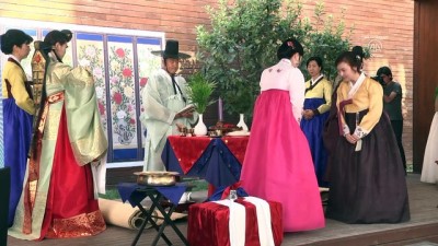 Güney Kore’nin düğün geleneğini Ankara’ya taşıdılar