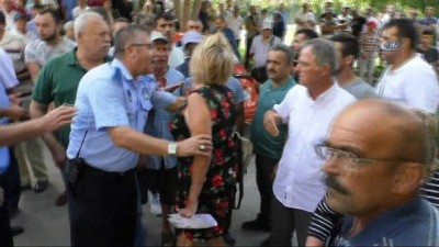 biber gazi -  Antalya'da arbede...Arazi ihalesinde yumruklar konuştu  Videosu