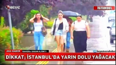 trakya - İstanbul'da yarın dolu yağacak Videosu