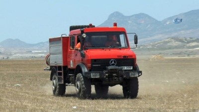 askeri personel -  - KKTC'de yangında 400 dönüm yandı  Videosu