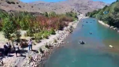 yaris -  Lastikli rafting yarışması havadan görüntülendi Videosu