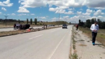 direksiyon -  Otomobil takla attı: 2 yaralı  Videosu