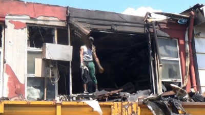 mobilya -  Yangın sonrası temizlik çalışmaları başladı  Videosu