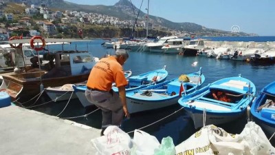 hayvan sevgisi - Adadaki keçilere 20 yıldır bakıcılık yapıyor - İZMİR  Videosu