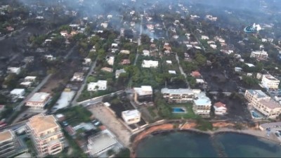 orman yangini -  - Atina’daki Yangın Felaketi Havadan Görüntülendi  Videosu