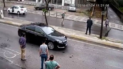 banka subesi - Gasp anı güvenlik kamerasına yansıdı - İSTANBUL Videosu