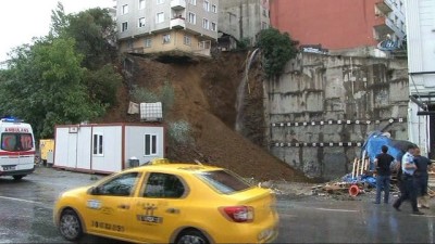 cokme tehlikesi -  Sütlüce'de toprak kayması nedeniyle bir bina çökme tehlikesi yaşıyor  Videosu
