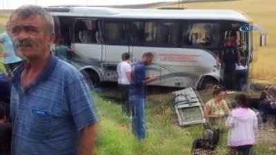 sehir ici -  Ankara’da otobüs kazası: 1 ölü, 16 yaralı  Videosu