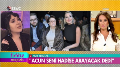 beyaz magazin - Nur Yerlitaş: Hadise'nin annesi intihar girişiminde bulunmuş  Videosu