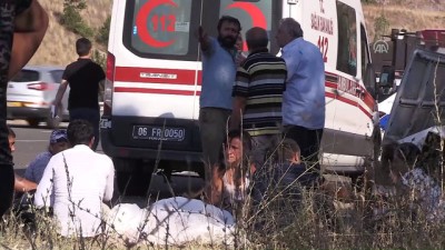 hastane - Başkentte trafik kazaları: 1 ölü, 5 yaralı - ANKARA Videosu