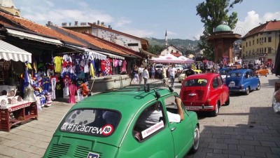 klasik araba - Bosna Hersek'te 'Fiat Fiço' festivali - SARAYBOSNA  Videosu