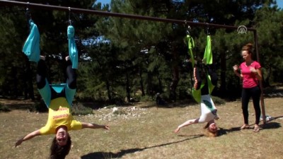 workshop - Köyde yoga ve fitness ile stres atıyorlar - BİLECİK  Videosu