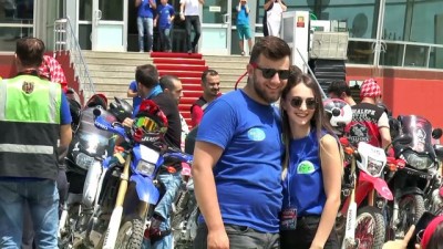 motosikletci - Motosiklet tutkunları Kafkasör'de buluştu - ARTVİN Videosu