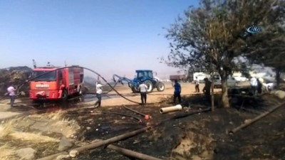 aniz yangini -  Nurdağı'nda korkutan yangını Videosu