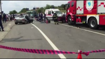 hastane - Trafik kazası: 1 ölü, 4 yaralı - TEKİRDAĞ  Videosu