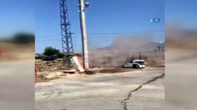 elektrik akimi -  Adıyaman’da, aşırı sıcaklıklara dayanamayan elektrik trafosu makineli tüfek gibi ateş saçtı.  Videosu