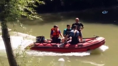 yuruyus yolu -  Irmağa giren yunus, ekiplerin çalışması ile denize ulaştırıldı  Videosu