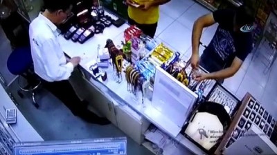 guven timleri -  Bin liralık tespih çalan hırsız güvenlik kameralarına yakalandı  Videosu