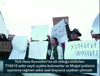 caga - Moğolistan’la Türkiye Arasında Uçak Gerginliği Videosu