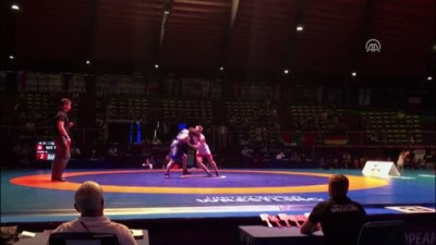 Cihat Liman Avrupa Gençler Güreş Şampiyonası'nda bronz madalya kazandı - ROMA