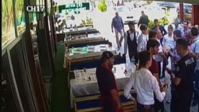  Konya'da ölümle sonuçlanan gürültü kavgası kamerada