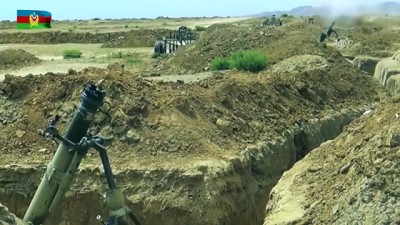 Azerbaycan ordusunun geniş kapsamlı tatbikatı sürüyor - BAKÜ