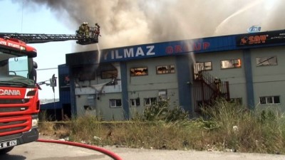 tekstil fabrikasi -  Fabrika yangını kontrol altına alındı  Videosu