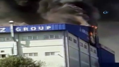 fabrika -  Hadımköy'de fabrika yangını  Videosu